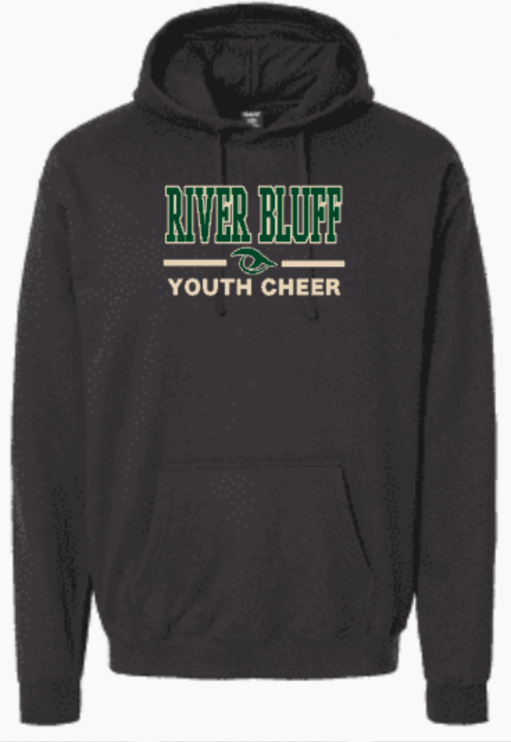 River Bluff Youth Cheer Hoodie Black.png