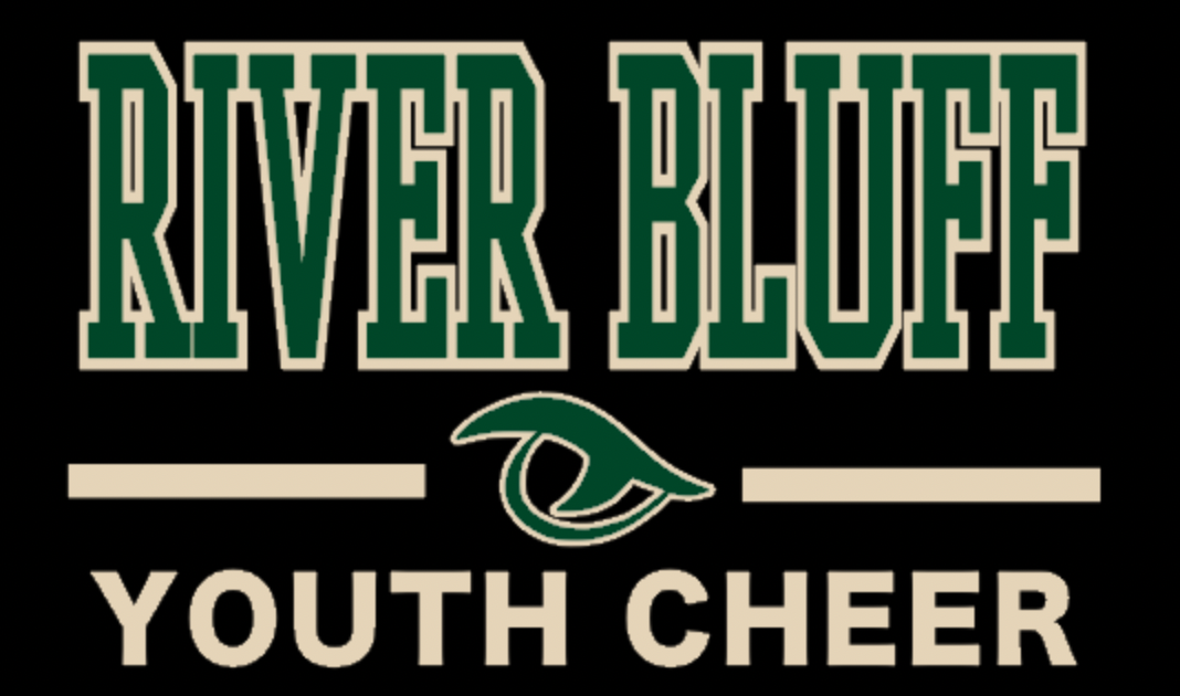 River Bluff Youth Cheer Matte Green on Black.png