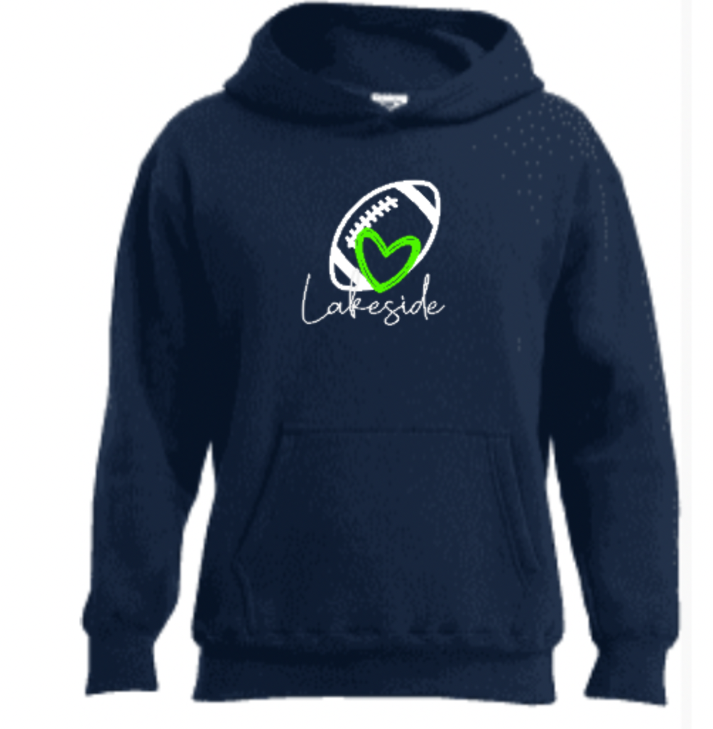 Lakeside Heart Football hoodie navy.png