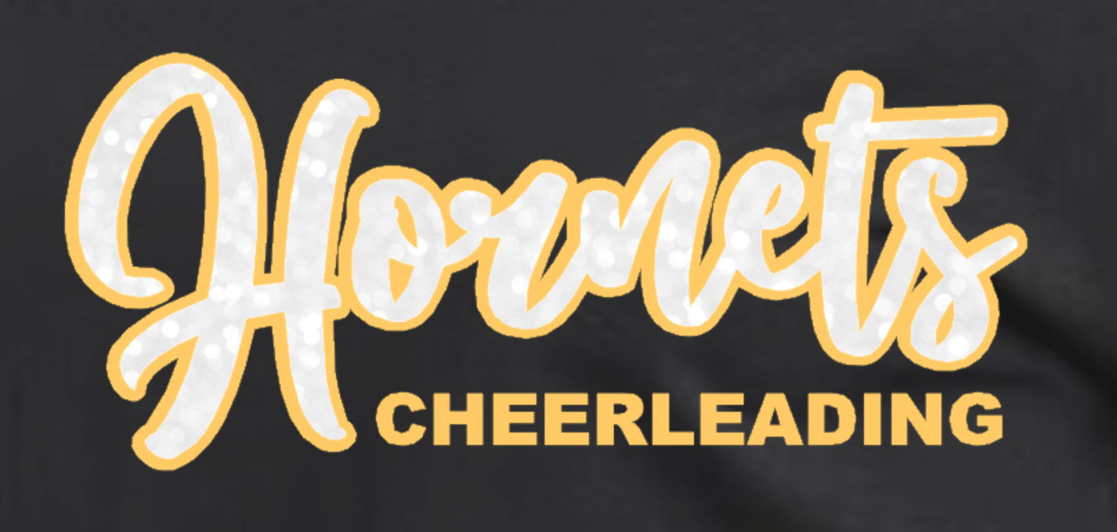 hornets cheerleading glitter white .png