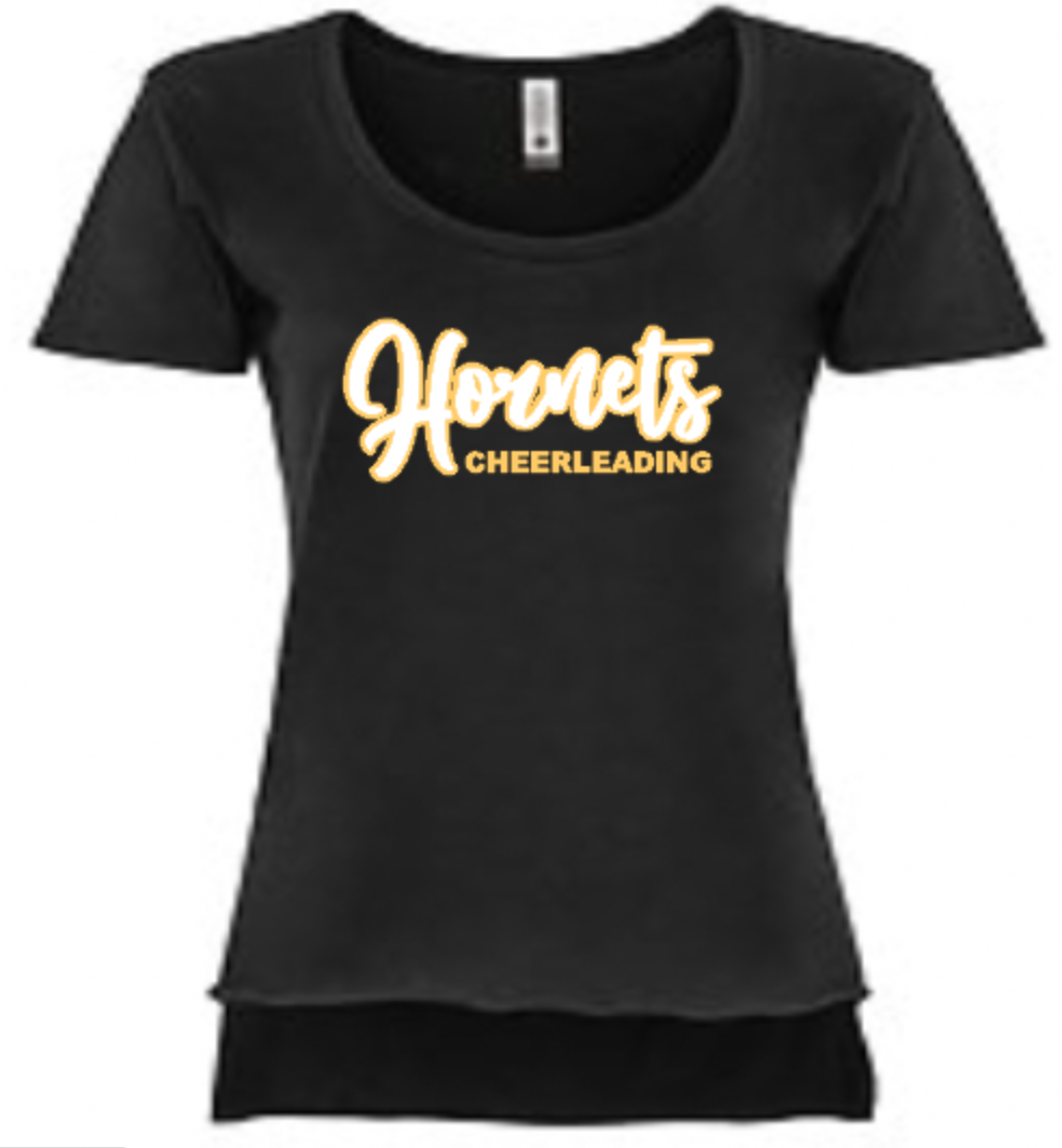 Hornets Cheerleading SS Ladies Scoop Black.png