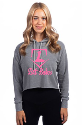 Bat Babes Crop Hoodie Gray:Pink.png