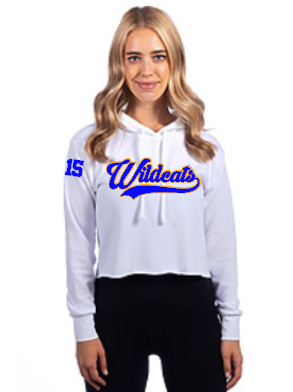 Wildcats Custom Number Cropped Hoodie.png