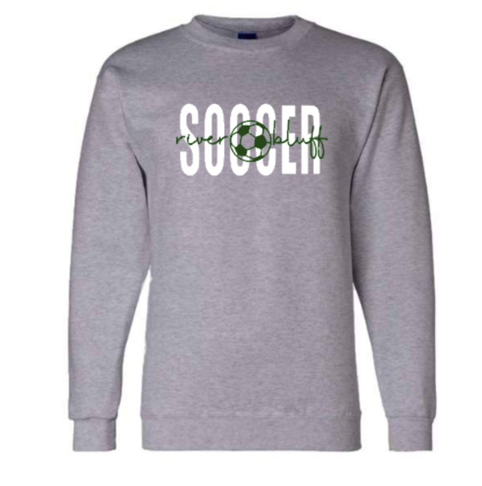 River Bluff Soccer Champion Brand Sweatshirt Crew Steel.png