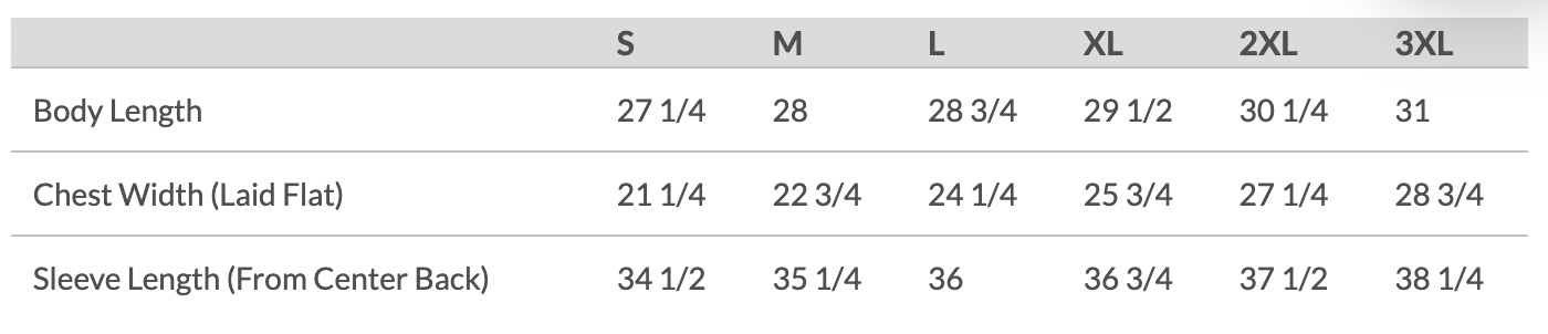 Champion Anorak Size Chart.png