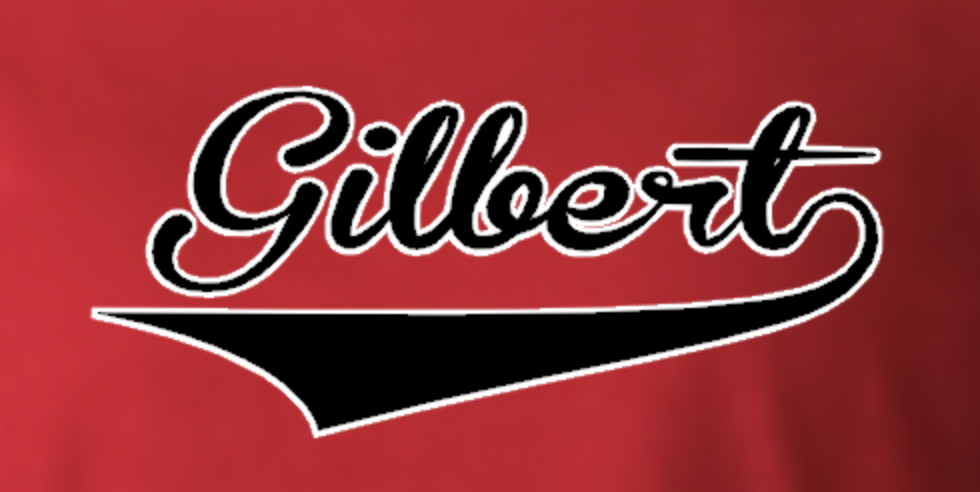 Gilbert Baseball Pennant Red Close.png