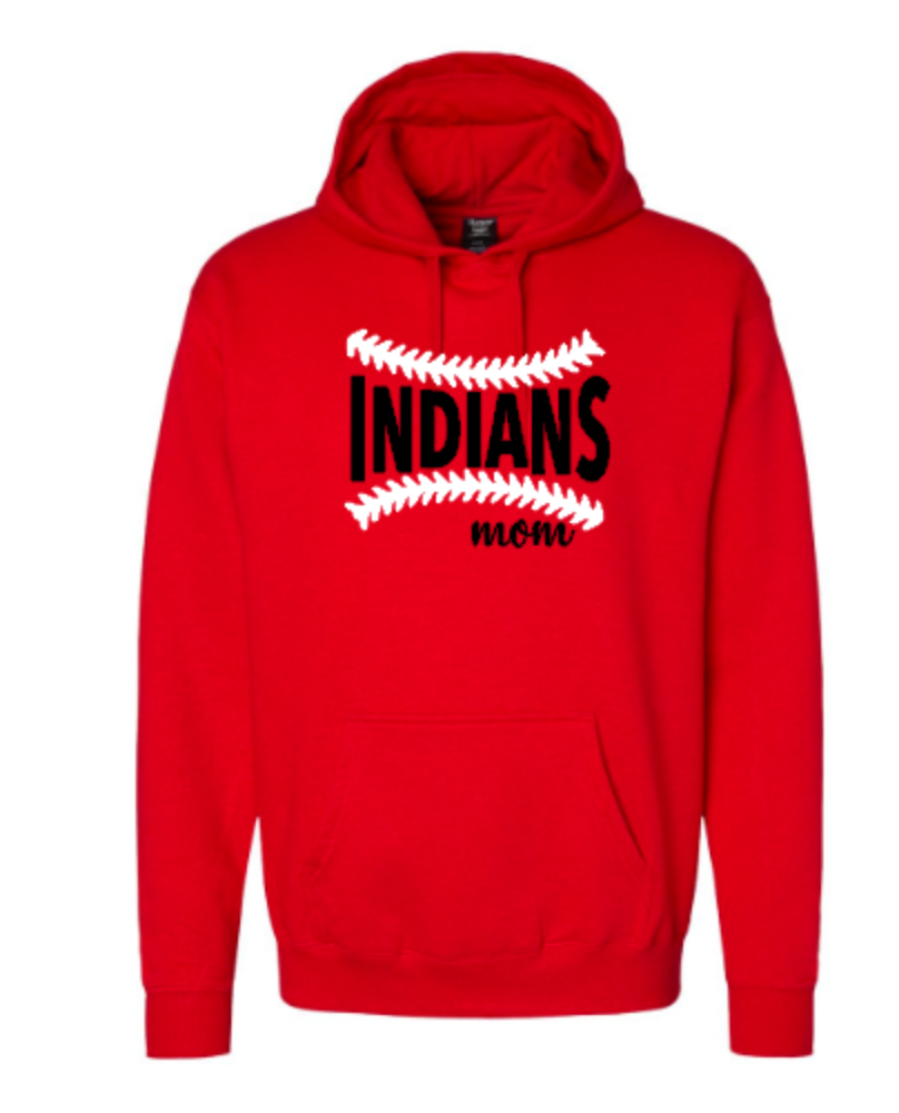 Indians Baseball Mom Hoodie Red.png