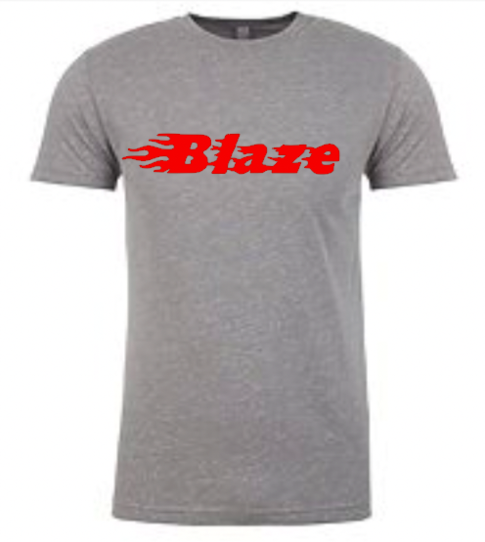 Blaze adult Short Sleeve Tee Gray.png