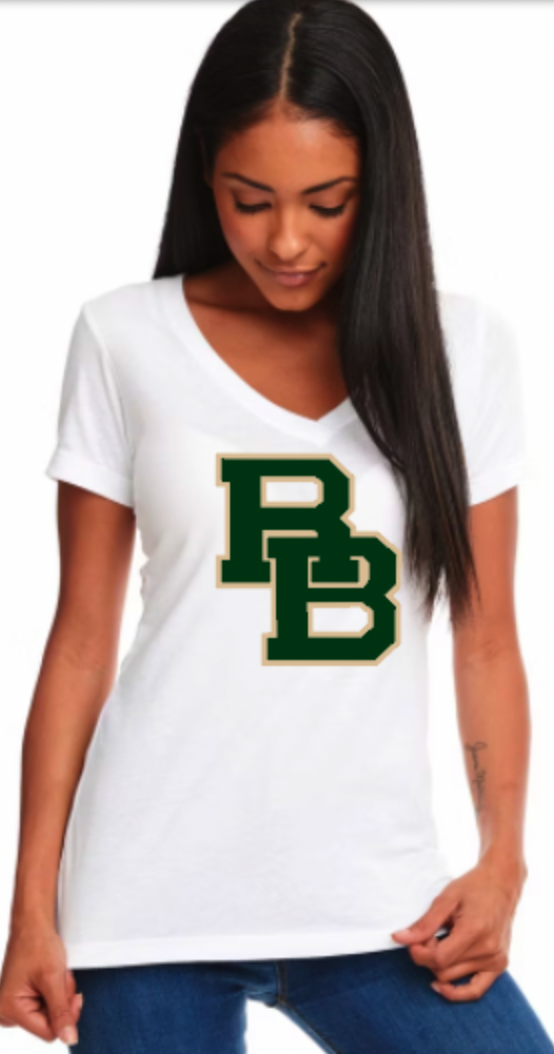 RB Ladies Short Sleeve V Neck Tee white.png