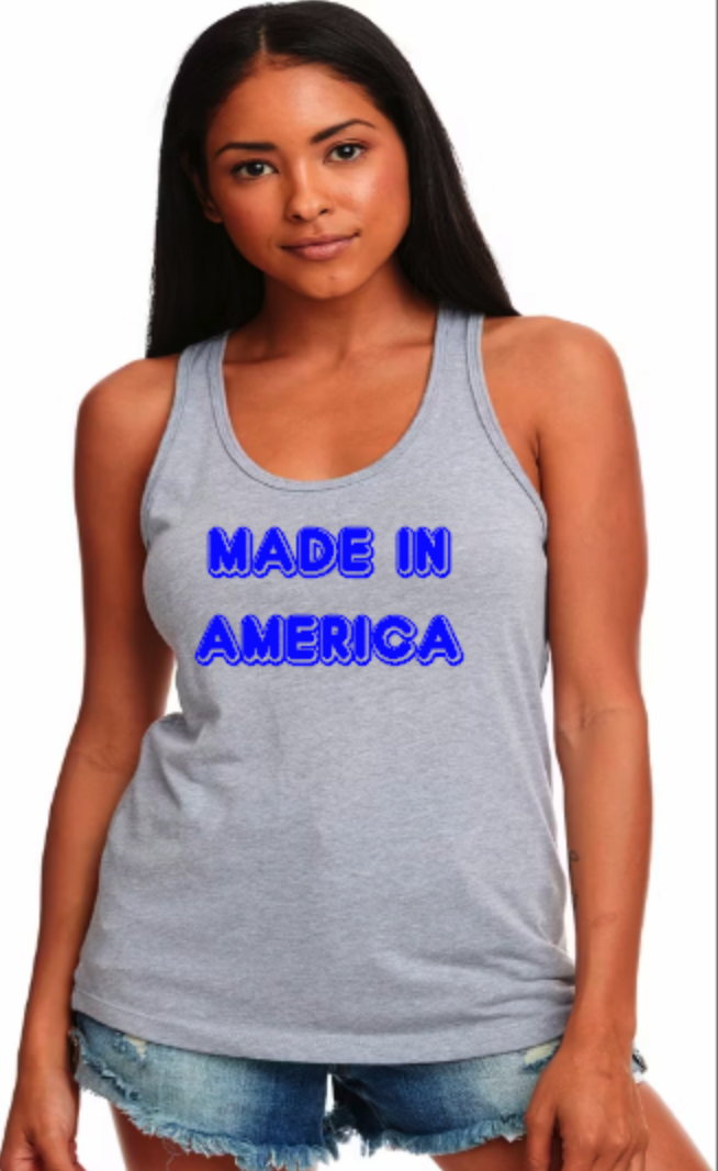 made in america racer back tank gray:blue.png