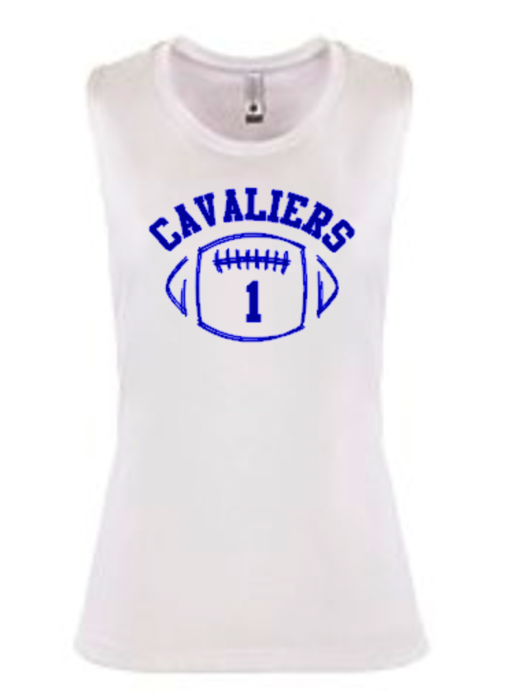 Cavaliers Custom Player Number Ladies Muscle Tank.png
