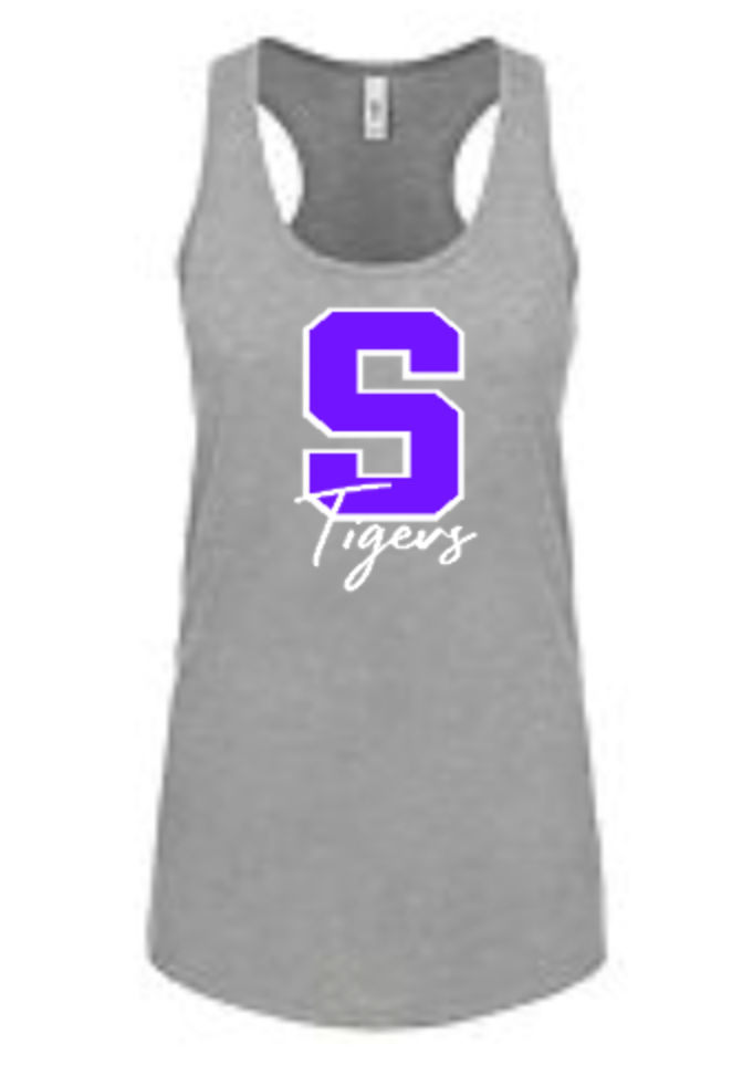 Saluda Tigers Logo Tank gray.png