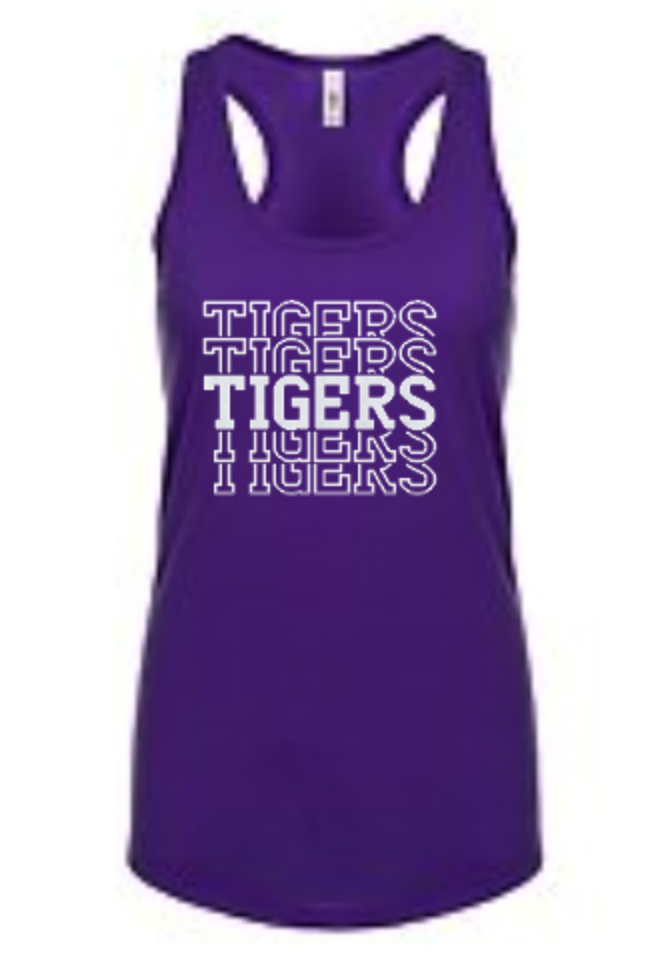 Saluda Stacked Tigers Tank purple.png