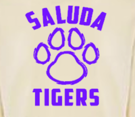 Saluda Tigers Crewneck Unisex Pocket Sweatshirt close.png