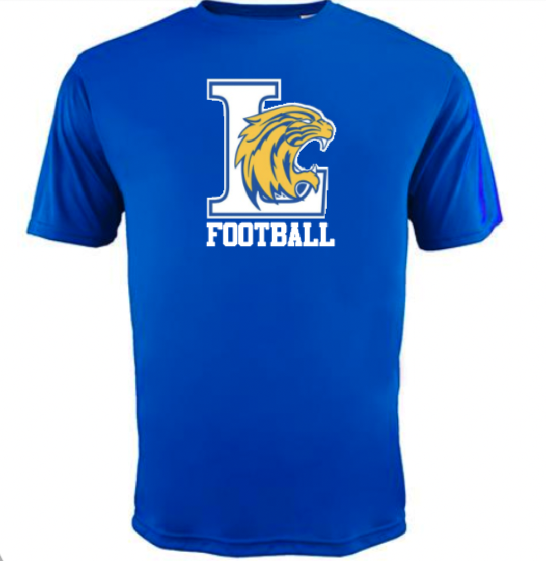 Lexington Wildcats Logo Unisex Drifit SS Royal.png
