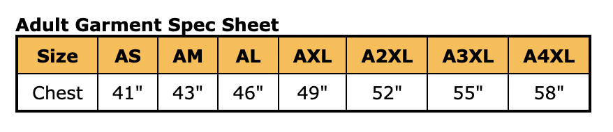 A4 Unisex SS Drifit Size Chart.png