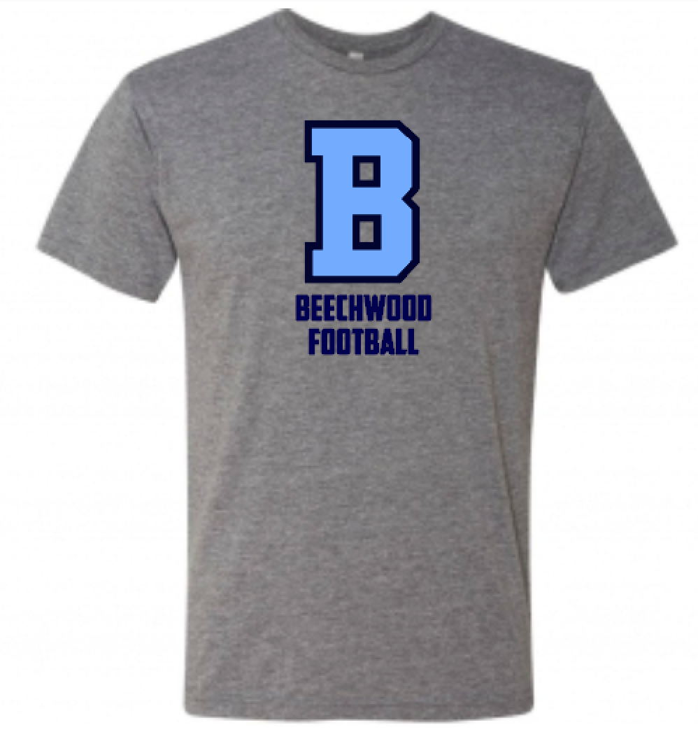 Beechwood B Custom Unisex Short Sleeve Tee Gray.png