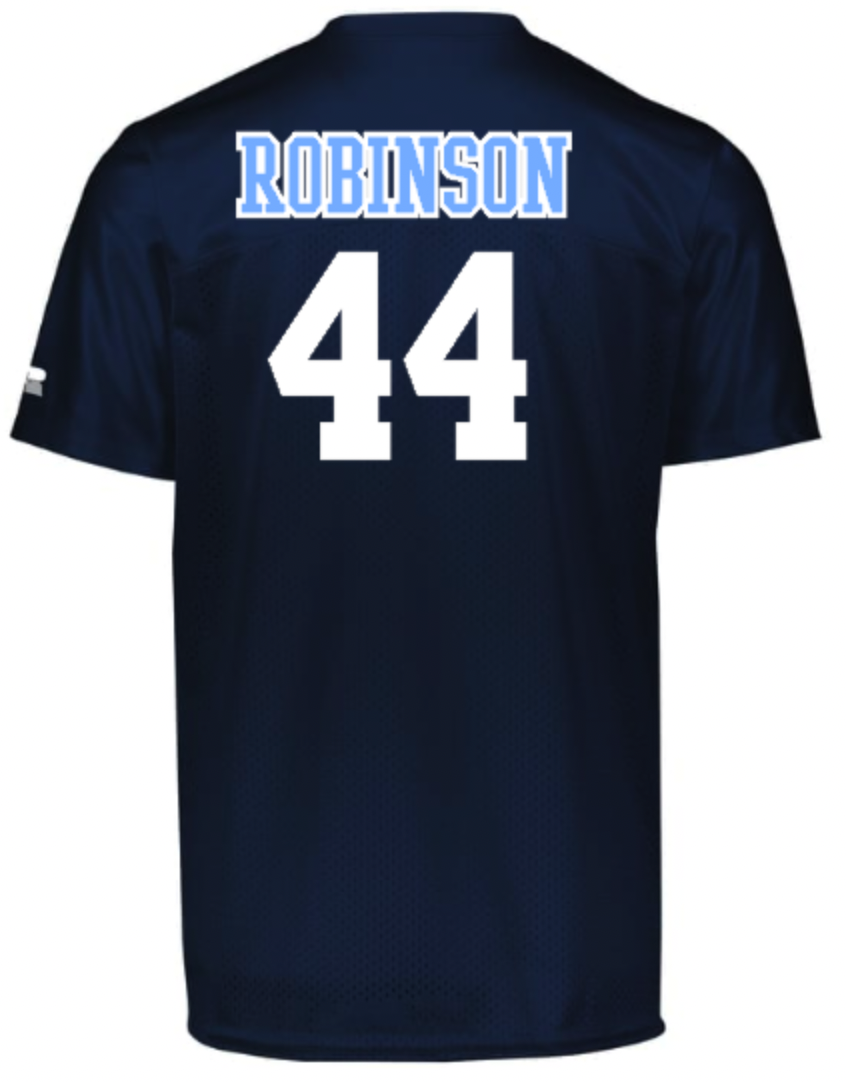 Beechwood Bengals Authentic Football Jersey Navy Back.png
