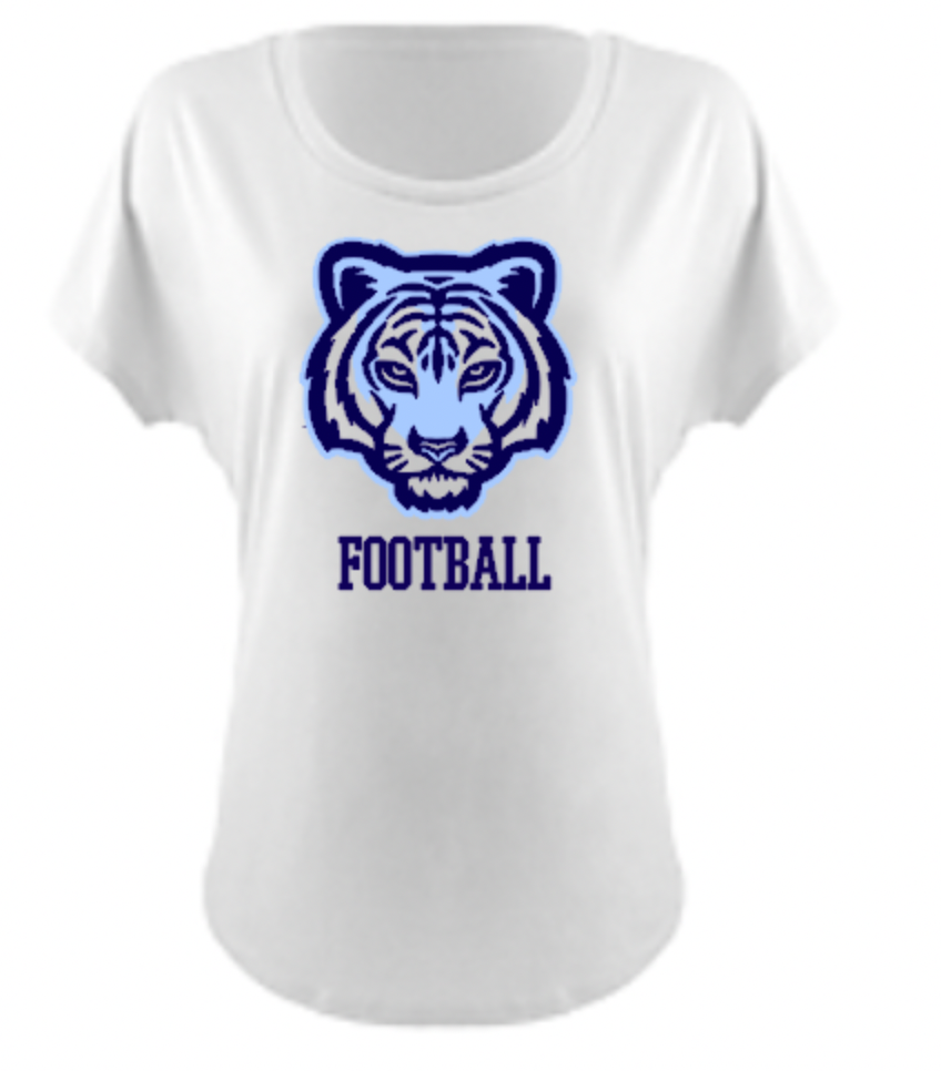 Bengal Football Ladies Dolman Tee White.png