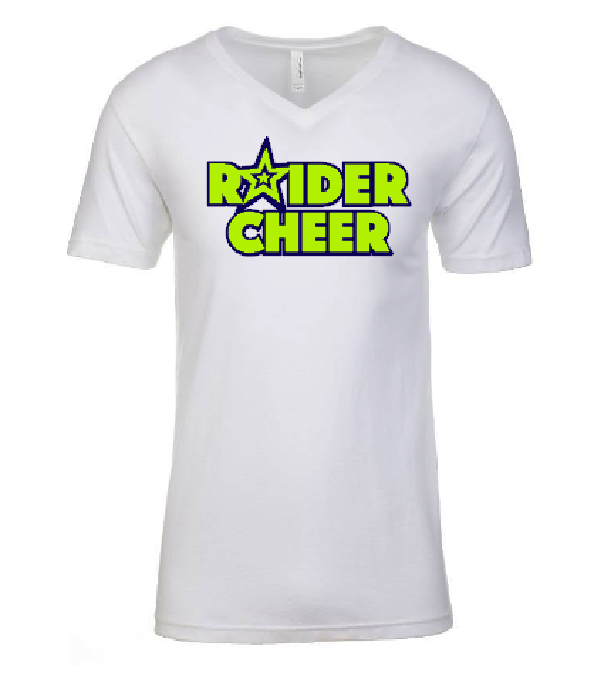 Raider Star Cheer SS V Neck White.png