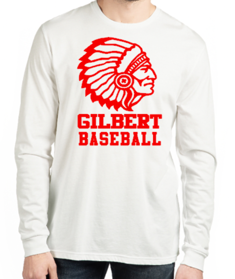 Gilbert Indian head l:s tee white.png