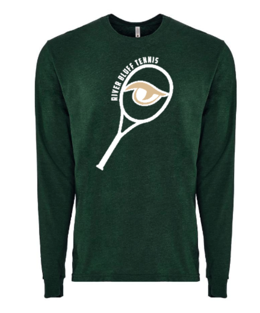 River Bluff Tennis Racket Long Sleeve Tee no bow.png
