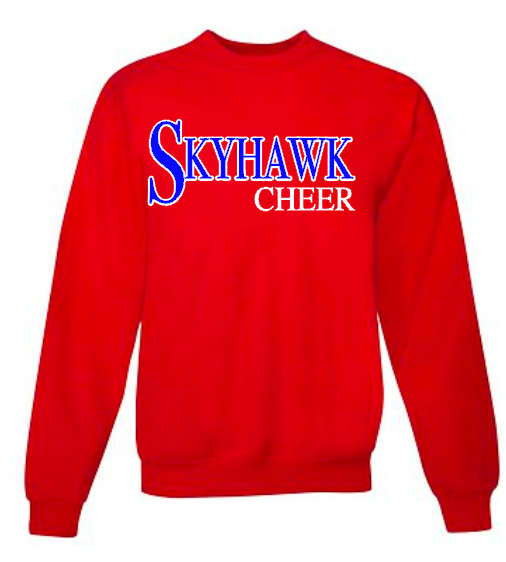 Hammond Cheer Crew Neck Sweat Red.png
