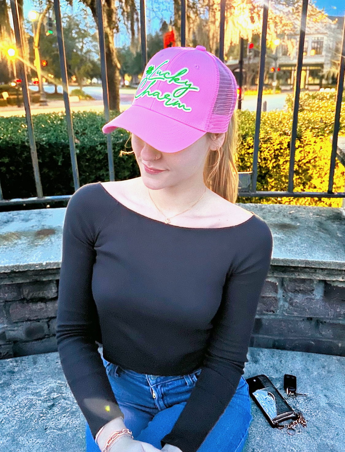 lucky charm mesh back hat.png