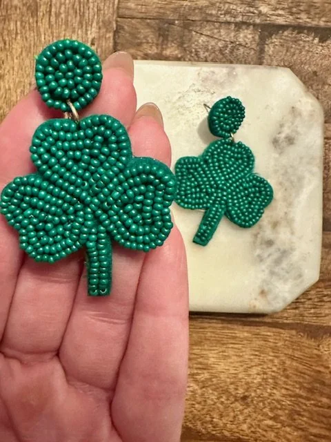 shamrick bead earrings close.jpeg
