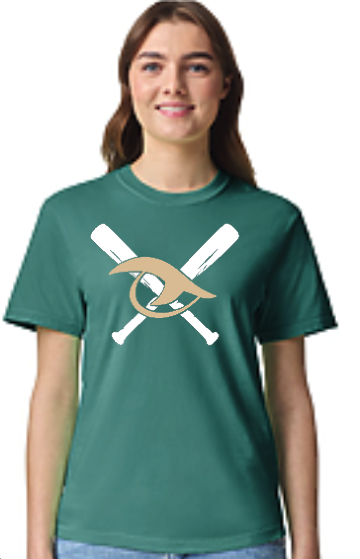gator eye crossed bats ss tee green.png