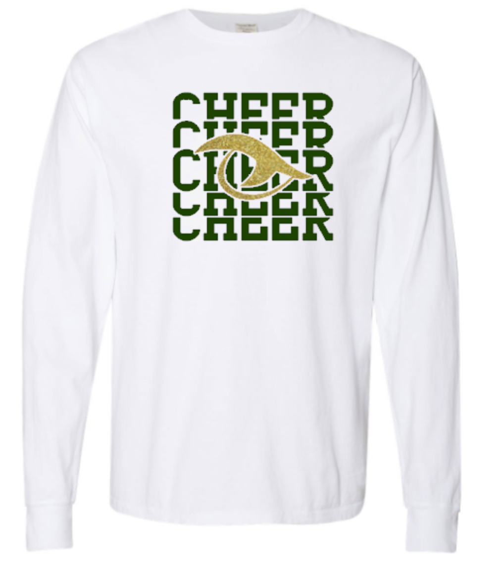 Gator Cheer Stacked Premium Comfort Wash Sweatshirt Crew.png