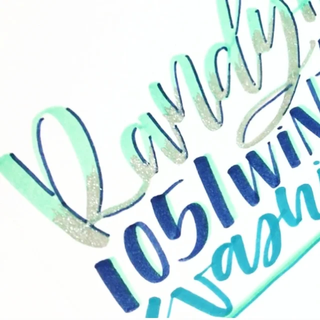 Sparkle detail! 