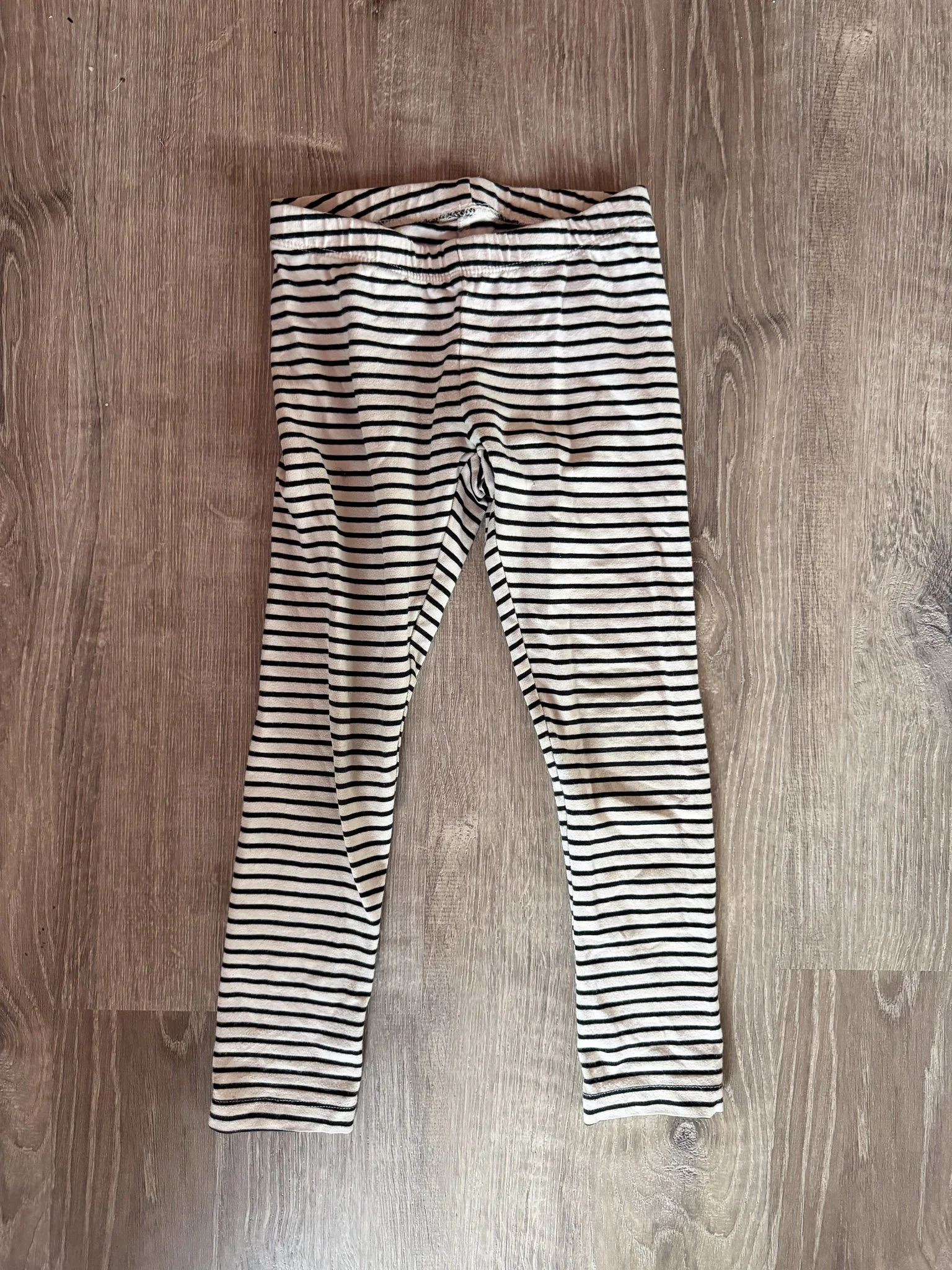 Black White Stripe Leggings