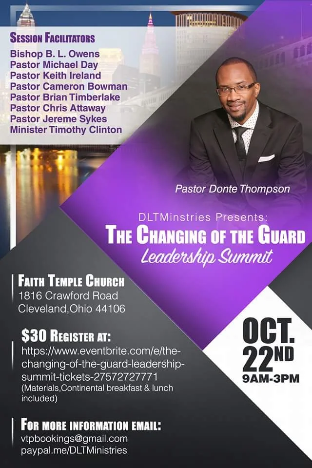 Leadership Summit at Faith Temple Church in Cleveland Ohio