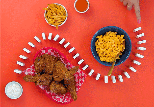  GIFs and teaser video for Amazon Restaurants' summer 2018 email campaign. 