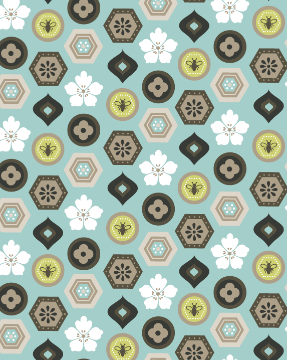 graphic_bee_pattern_ali_kurzeja.png