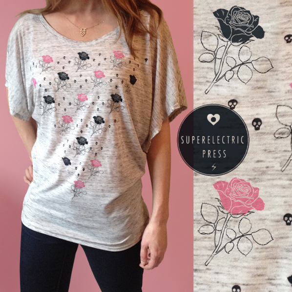 superelectric_press_skulls_roses_tshirt_ali_kurzeja.png