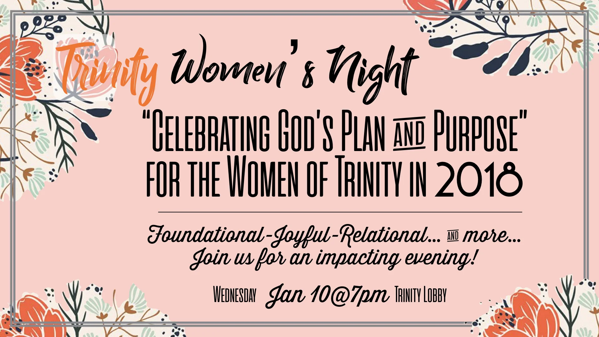 Our first 2018 gathering set vision & direction...