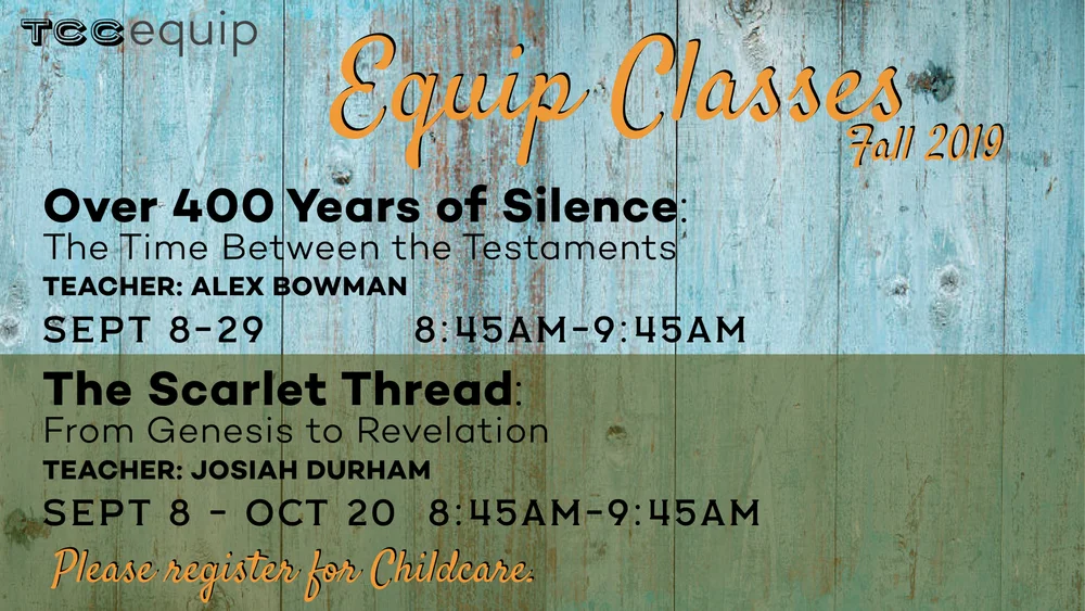 Equip Classes — Trinity Community Church
