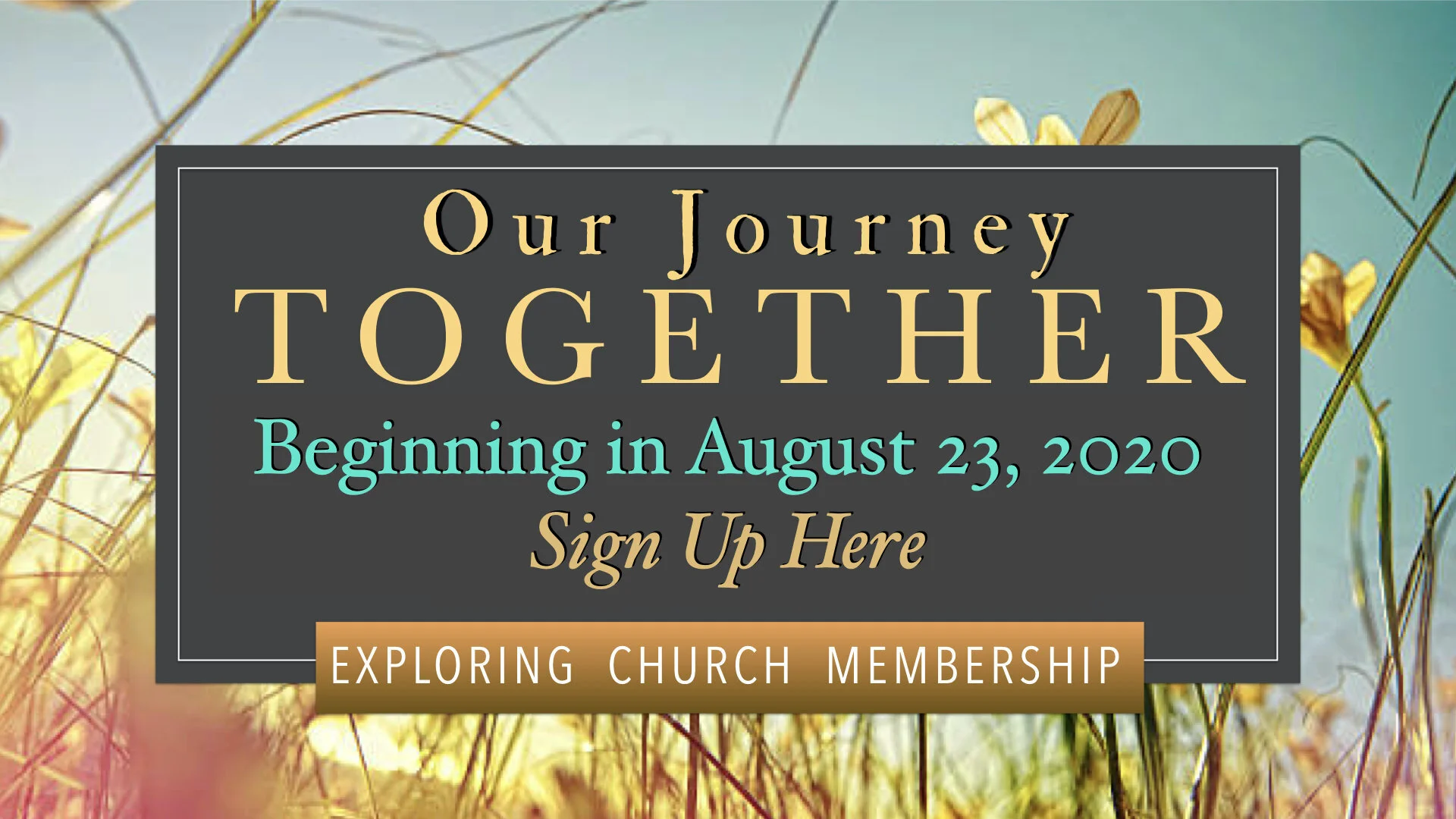 Our Journey Together Trinity Community Church