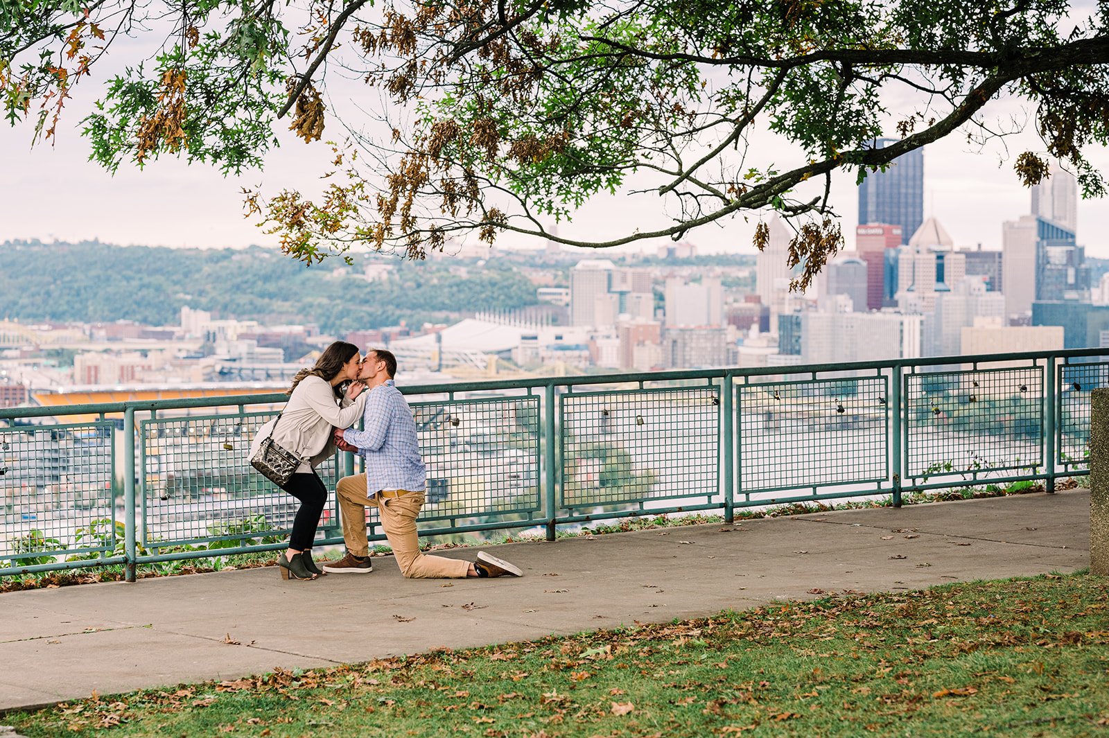 Cory + Emily's Proposal at the West End Overlook