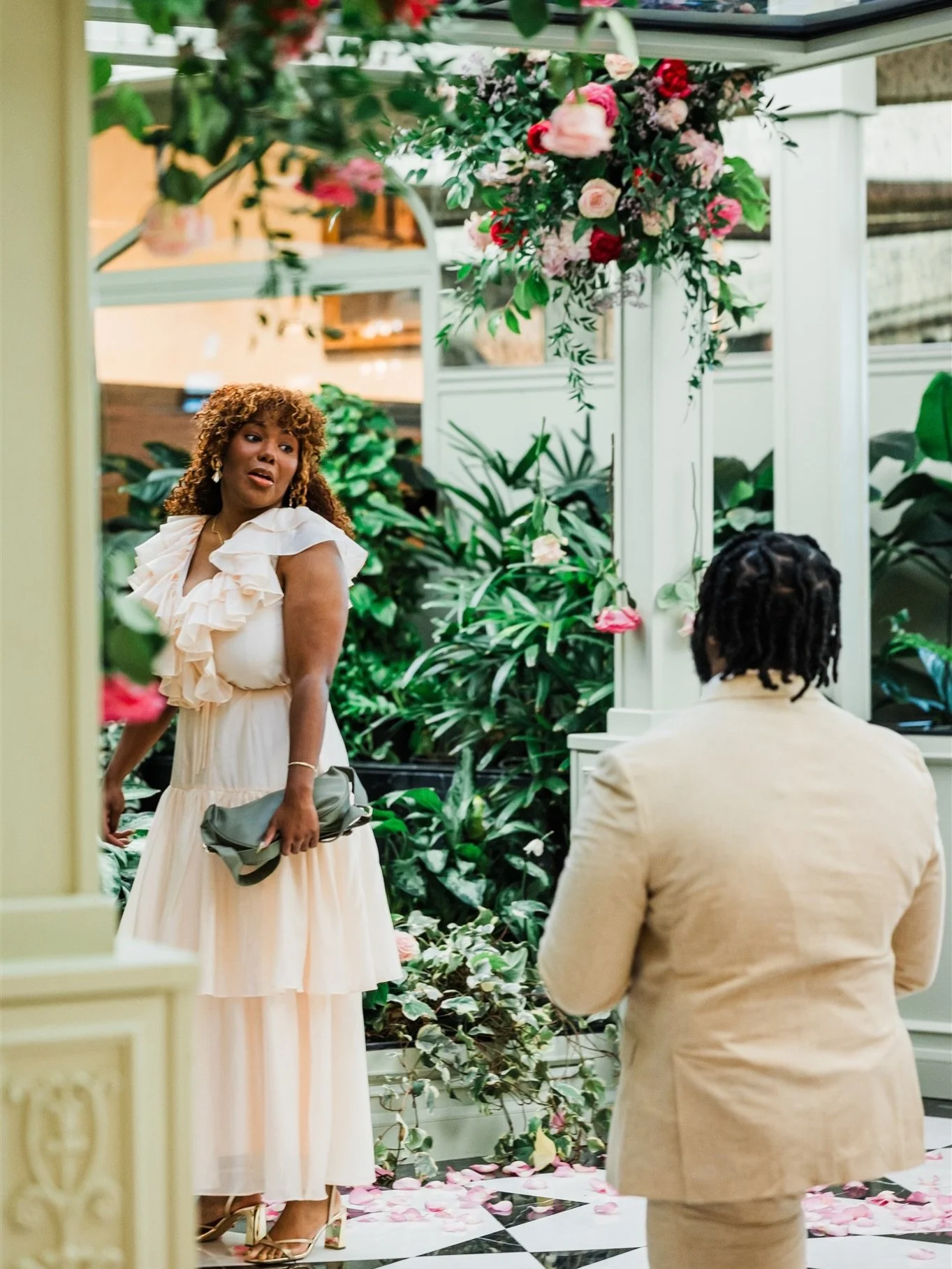 The many faces of a surprise proposal 💍 shock, adoration, and genuine happiness 🥰 one of my favorites at @nemacolin 🕊️ 
#surpriseproposal #nemacolin #nemacolinproposal #proposalpittsburgh #pittsburghproposalphotographer