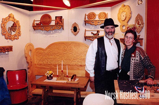 Phil and Else at the Norsk Høstfest festival in Minot, ND