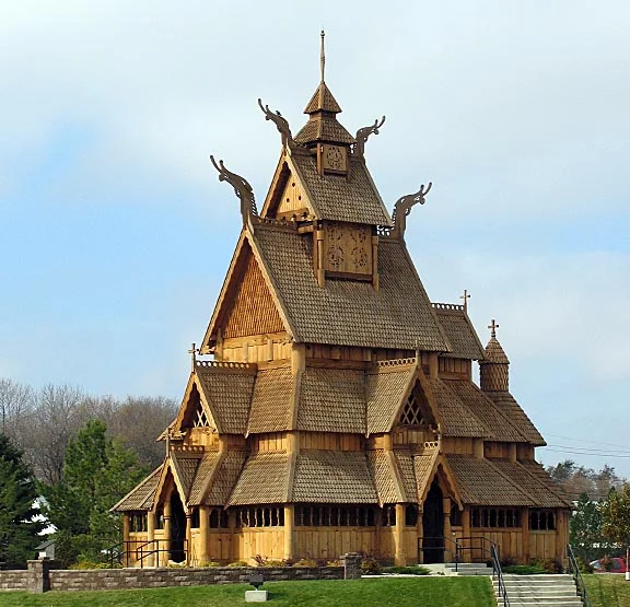 Stave Church in Minot, ND