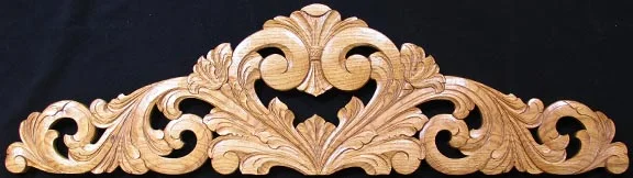  Acanthus style door crown by Else Bigton.    