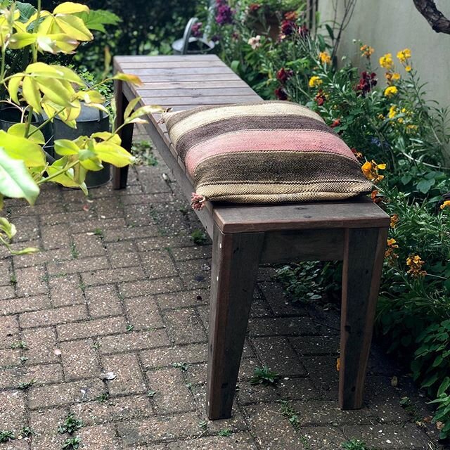 Bespoke Hastings Pierwood Bench settling in to it&rsquo;s new home in the Old Town this morning. 
Sale prices held for the lockdown. Order via the website. Local distanced delivery available and free. 
#hastingspierwood #hastingspier #hastings #local