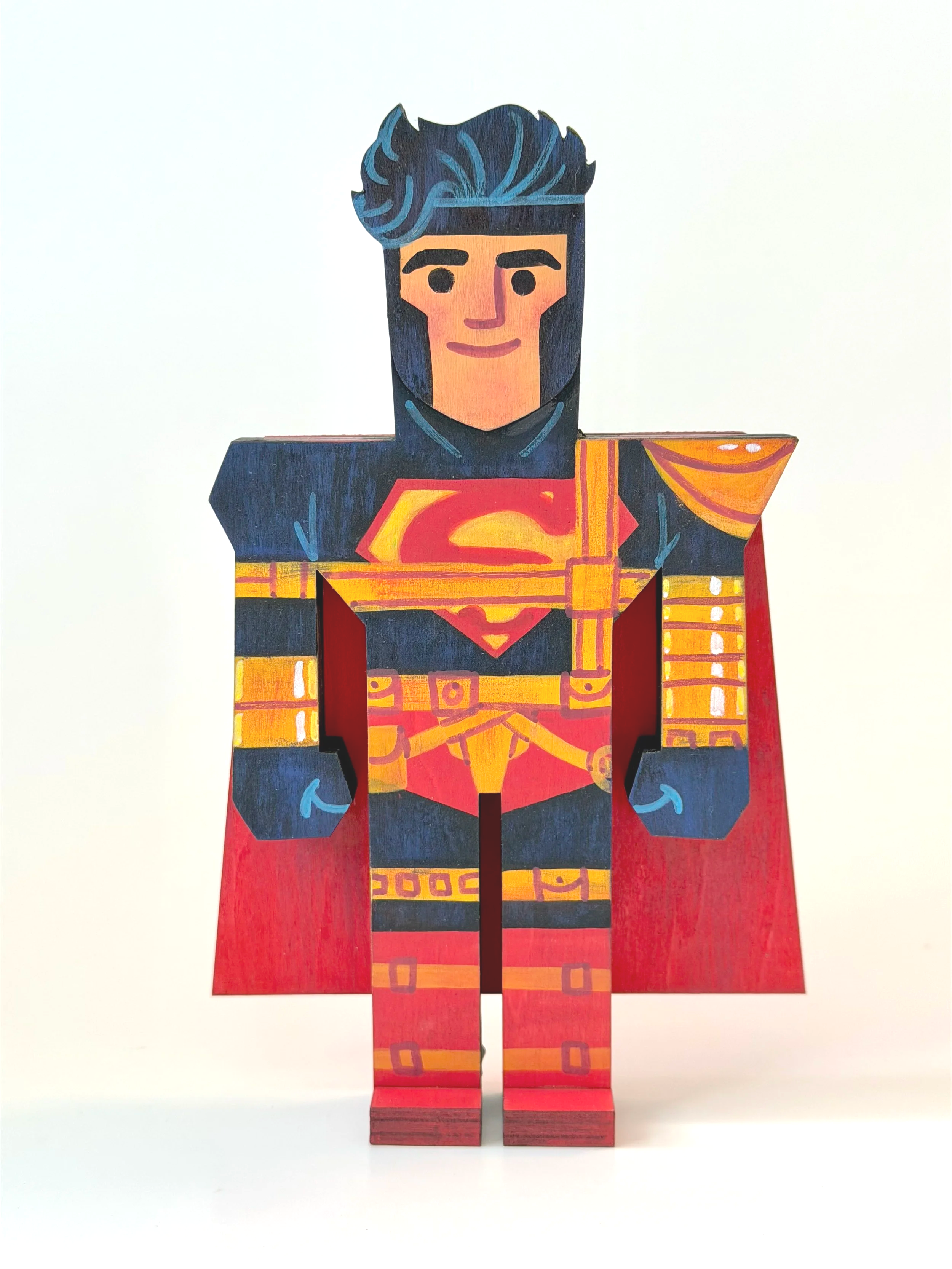 Hunter Prey Hand-Painted Wood Figure