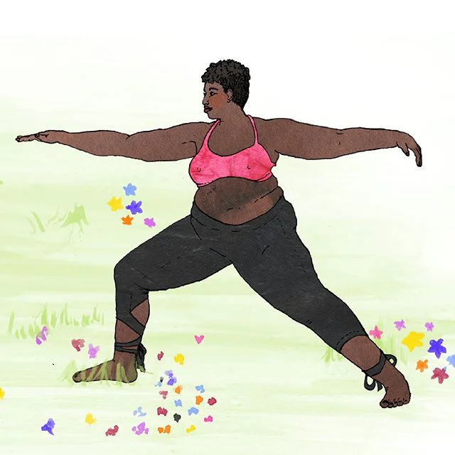Illustrated some fabulous WOC doing yoga for @playgroundcoffeeshop .
.
.
.
.
.
#illustration #illustratorsofinstagram #sketchbook #penandink #sketchbook #femaleillustrator #womenwhodraw #doodle #collage #mixedmedia #lifestyleillustration #feature_my_