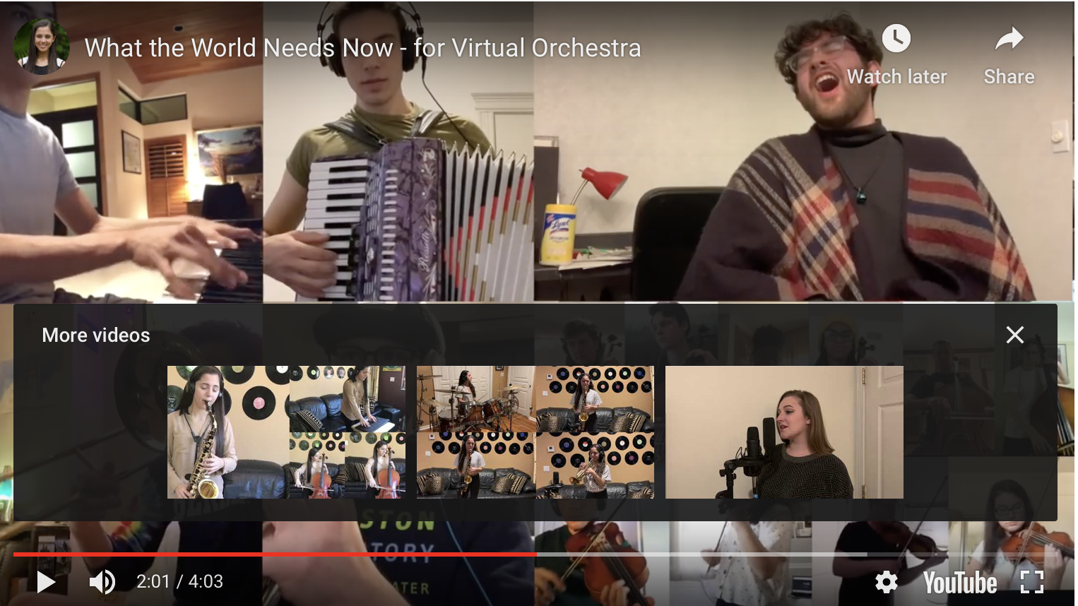 What the world needs now… 🎵