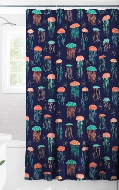 'atlantis' peva shower curtain